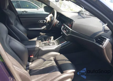 2022 BMW M3 Competition xDrive z USA, uszkodzony, nr VIN WBS43AY0XNFL82022